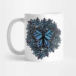 Blue Butterfly Mug